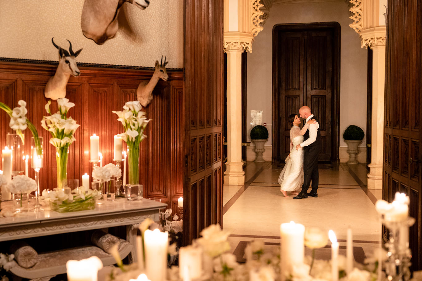 couple dancing alone in chateau challain wedding elopement.jpg
