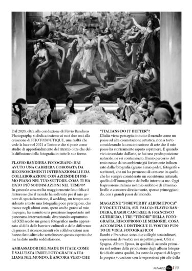 Deamina Magazine interview to Flavio Bandiera