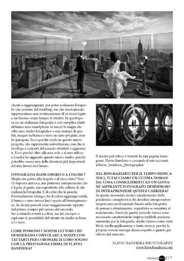 Deamina Magazine interview to Flavio Bandiera